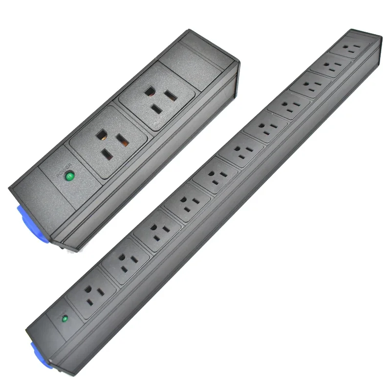 

PDU Power Strips Schuko Powerlink box Power amplifier audio 3P Aviation plug LED 1-12 AC US output SOCKET