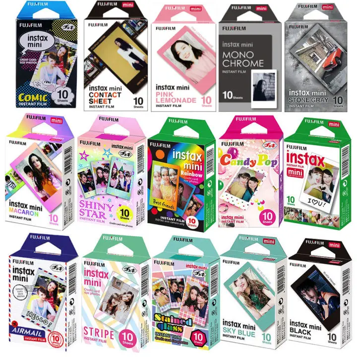 Original Fujifilm Fuji Instax Mini 11 Film Instantâneo 1020 Folhas para Sp2 70 7cs 11 25 90 50 Link para Fuji Câmera Instantânea
