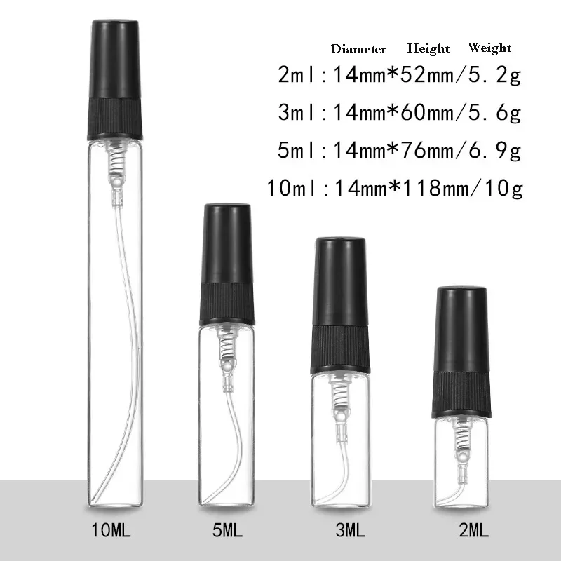 Perfume Atomizer Mini Perfume Bottle Perfume Refill Bottle Mini Perfume Atomizer Refillable Bottle Refillable Empty Bottle Refillable Cosmetic Bottle Refillable Perfume Bottle Makeup Empty Bottle 5pcs 2ml-10ml Mini Refillable Sample Perfume Glass Bottle Travel Empty Spray Atomizer Bottles Cosmetic Packaging Container