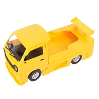XKS WPL D12 D12S 1/10 RC Car 2WD 260 Brushed Motor Off-Road LED Light Climbing Drift RC Truck D12 Upgrade Parts Toy for Adults 2