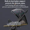 One Click Folding Baby Stroller Can Sit & Lying Foldable Portable Lightweight Baby Strolling Cart Large Space Adjustable Backset 5