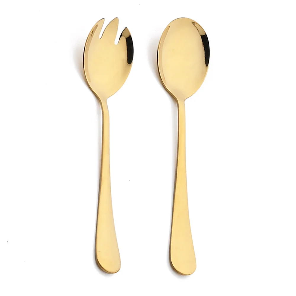 Keyoxy Black Serving Utensils,16 Pcs Stainless Steel Serving Utensil With Serving