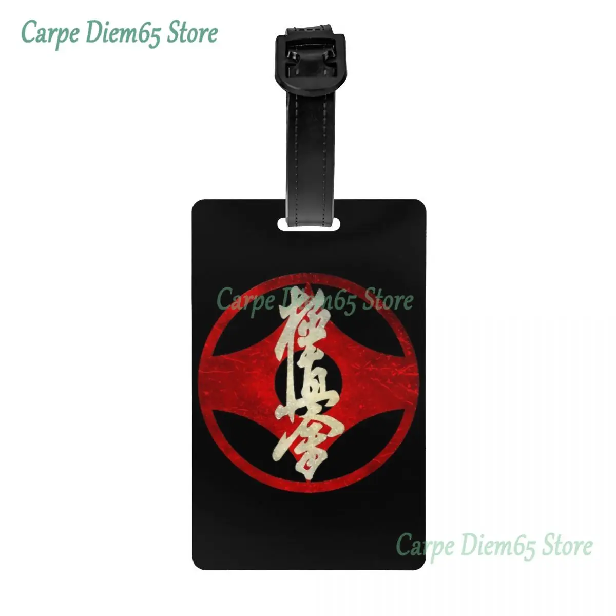 

Бирка для багажа карате Kyokushin, для чемоданов, модные японские боевые искусства, бирки для багажа, Обложка для личной безопасности