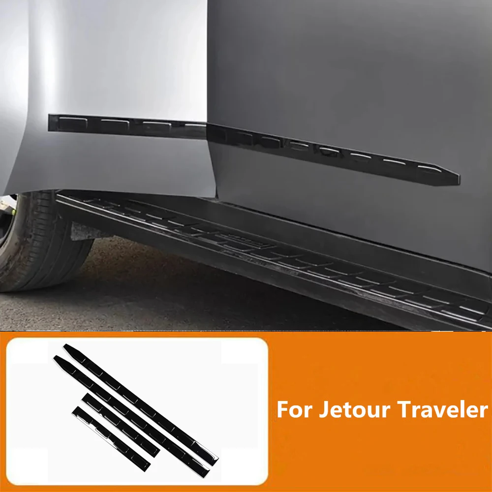 Автомобильная дверь из нержавеющей стали для Chery Jetour Traveler 2023 2024 Off-road 4x4, обшивка корпуса, Противоударная полоса