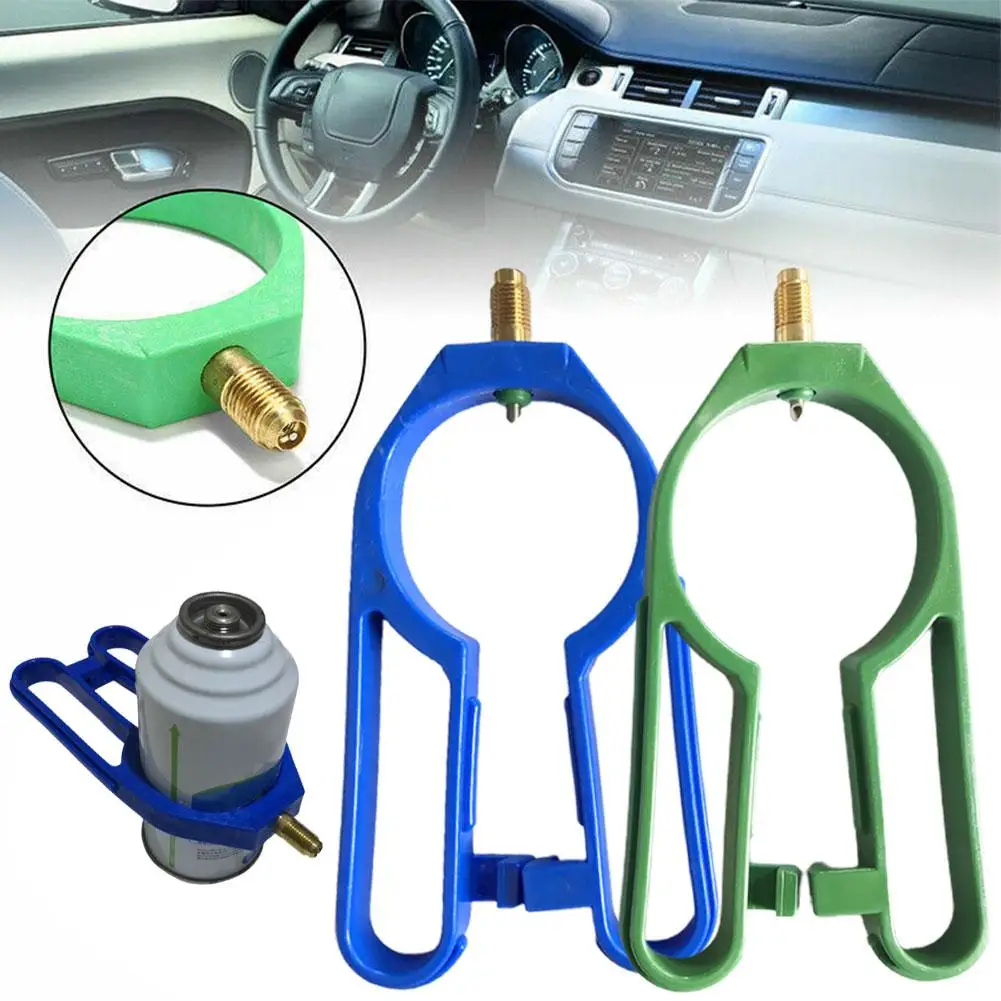 1Pc R134A Refrigerazione Per Auto A/C Can Side Quick Tap Apping Auto 1/4 Sae Air Tool Mount Valvola Del Condizionatore Lato Pollici Wit T1H4