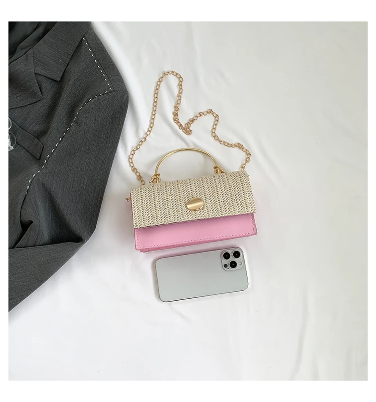 Fashion Pu Hasp Ladies Top-Handle Bags Braid Design 2024 New Brand Shoulder Bags for Women Free Shipping Bolsas Femininas