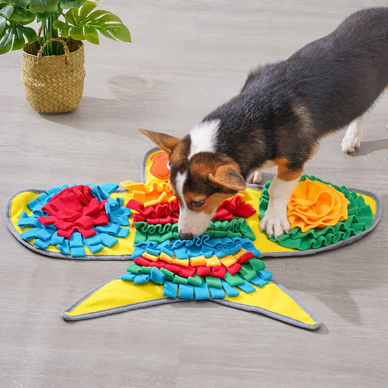 Interactive Dog Toys Snuffle Mat Dog Treat Puzzles for Small Dogs Leak Food  Anti Choking Mat Dog Training Blanket Nose Work Toy - AliExpress