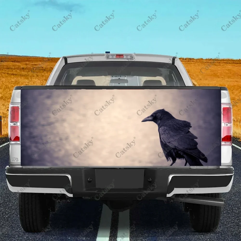 

Animal Crow Truck Tailgate Sticker Decal Wrap Vinyl High-Definition Print Graphic Suitable for Pickup Trucks Weatherproof