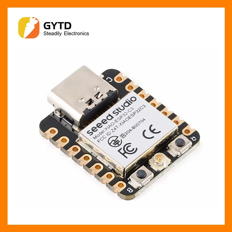 Seeedino Seeed Studio Xiao Esp32-C3 Wifi Bluetooth-Compatibile Mesh 5.0 Scheda Di Sviluppo Modul 4Mb Flash 400Kb Sram Per Arduino