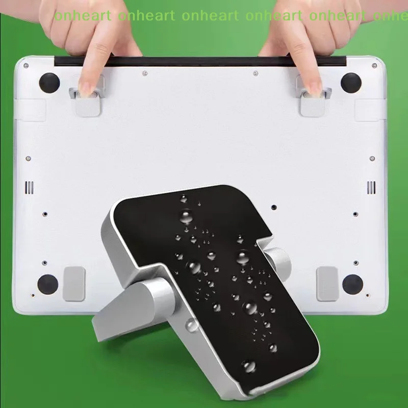 [C]2Pcs 노트북 스탠드 미니 휴대용 홀더 접이식 Nvisible 노트북 라이저 브래킷 Macbook 노트북 스탠드 냉각 홀더