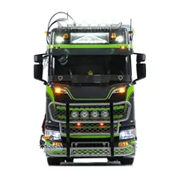 Toucan Customized Lesu Metal 6X6 Chassis 1/14 RC Tractor Truck 770S Hydraulic Crane DIY Lorry W/ Sound Light System Toy Model 2