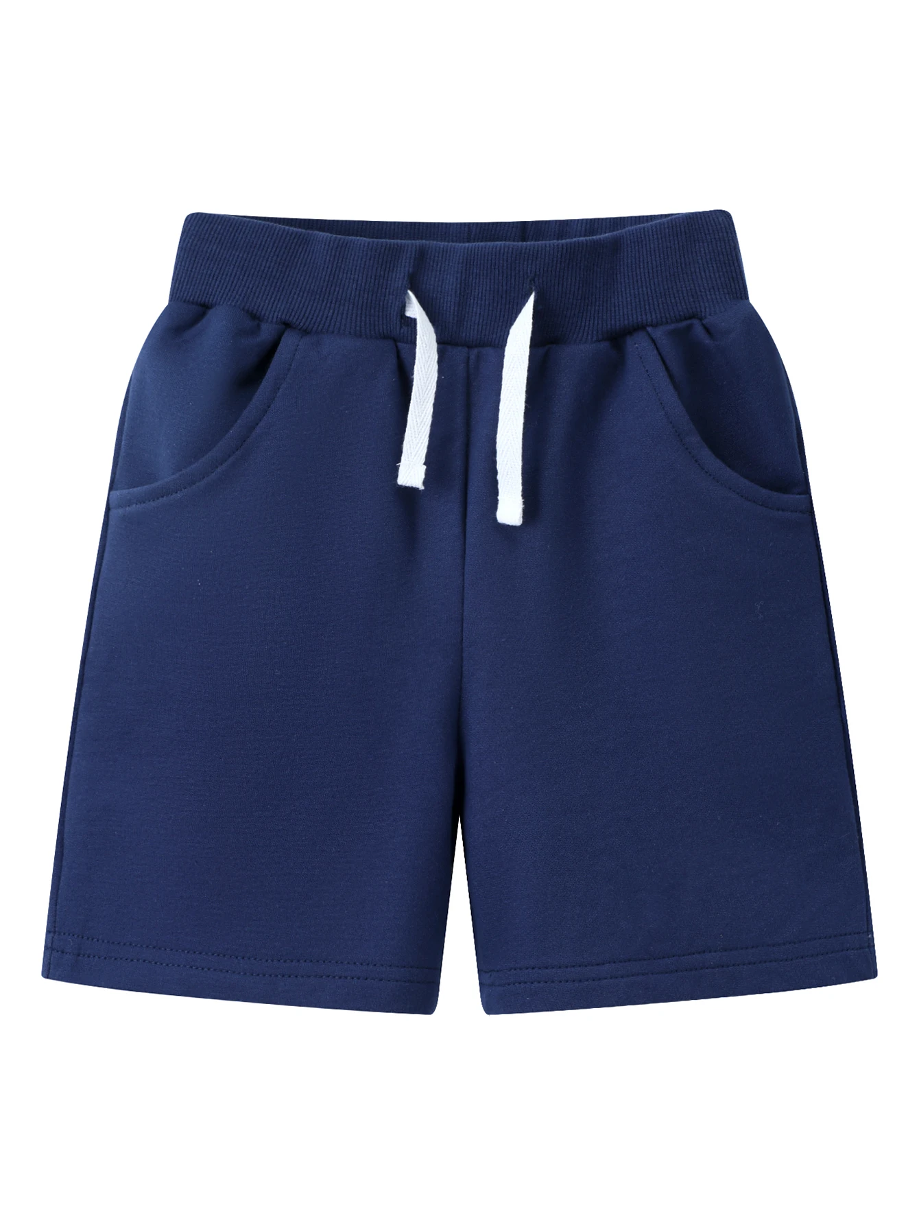 Trendy 3pcs Kids Boys Summer Casual Sweat Shorts Elastic Waistband Drawstring Pockets Soft Cotton Athletic Short Pants 2-7Y