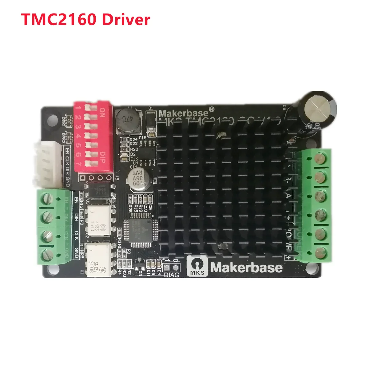 MKS TMC2160 스테퍼 모터 드라이버 자동 Nema 23 드라이버 TMC 2160 OC 스테핑 엔진 2상 하이브리드 컨트롤러 3d 프린터 부품