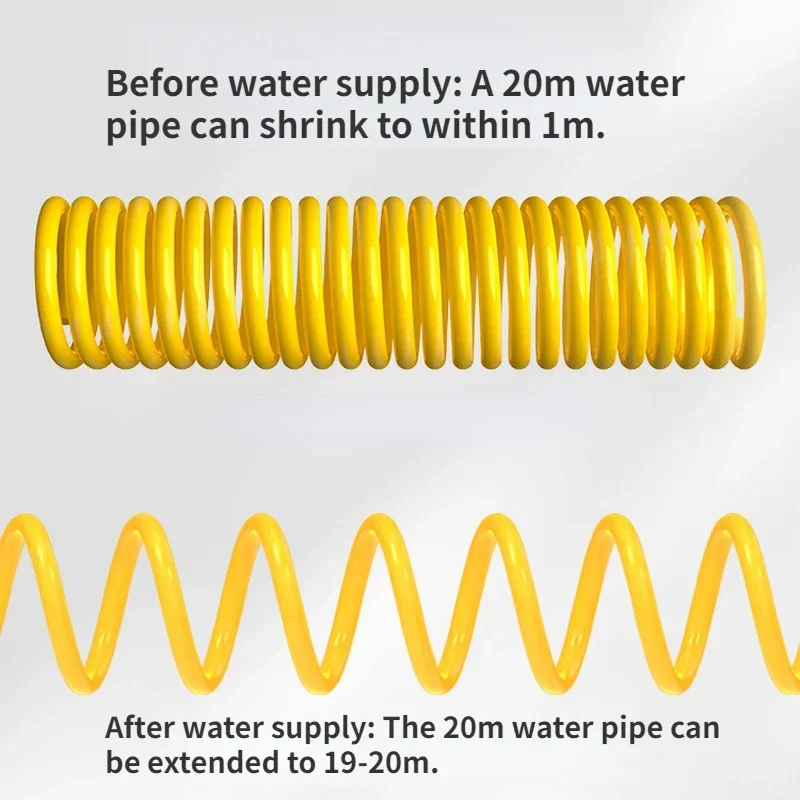 10-30 Meter Telescopic Water Pipe Car Washing Tool Set