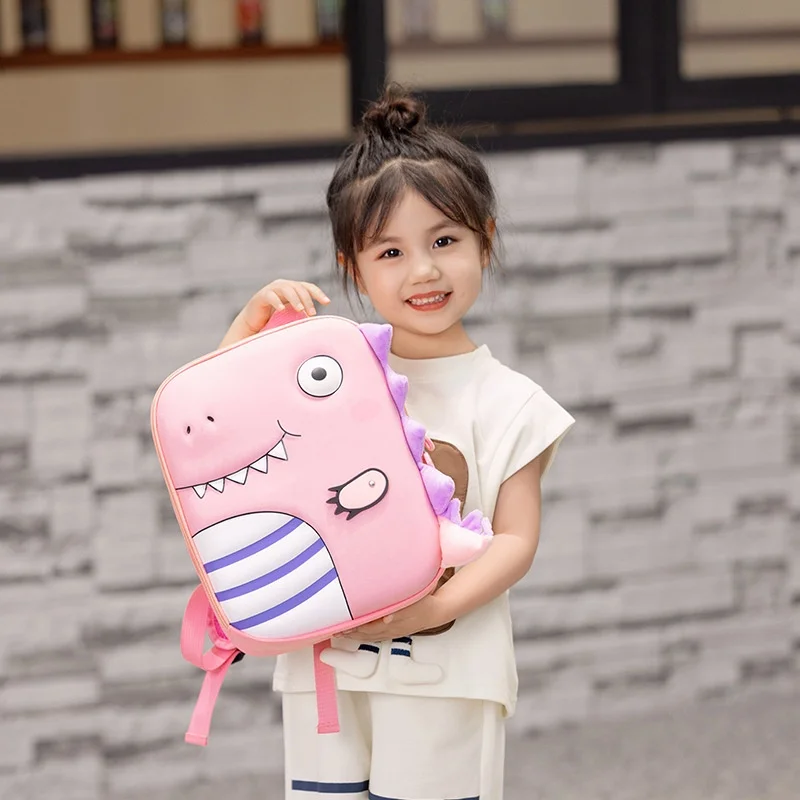 Student Backpack Girl 2023 New Cartoon Cute Boy Kindergarten Schoolbag 3-6 Year Old Children's Spine Protection Backpack 2