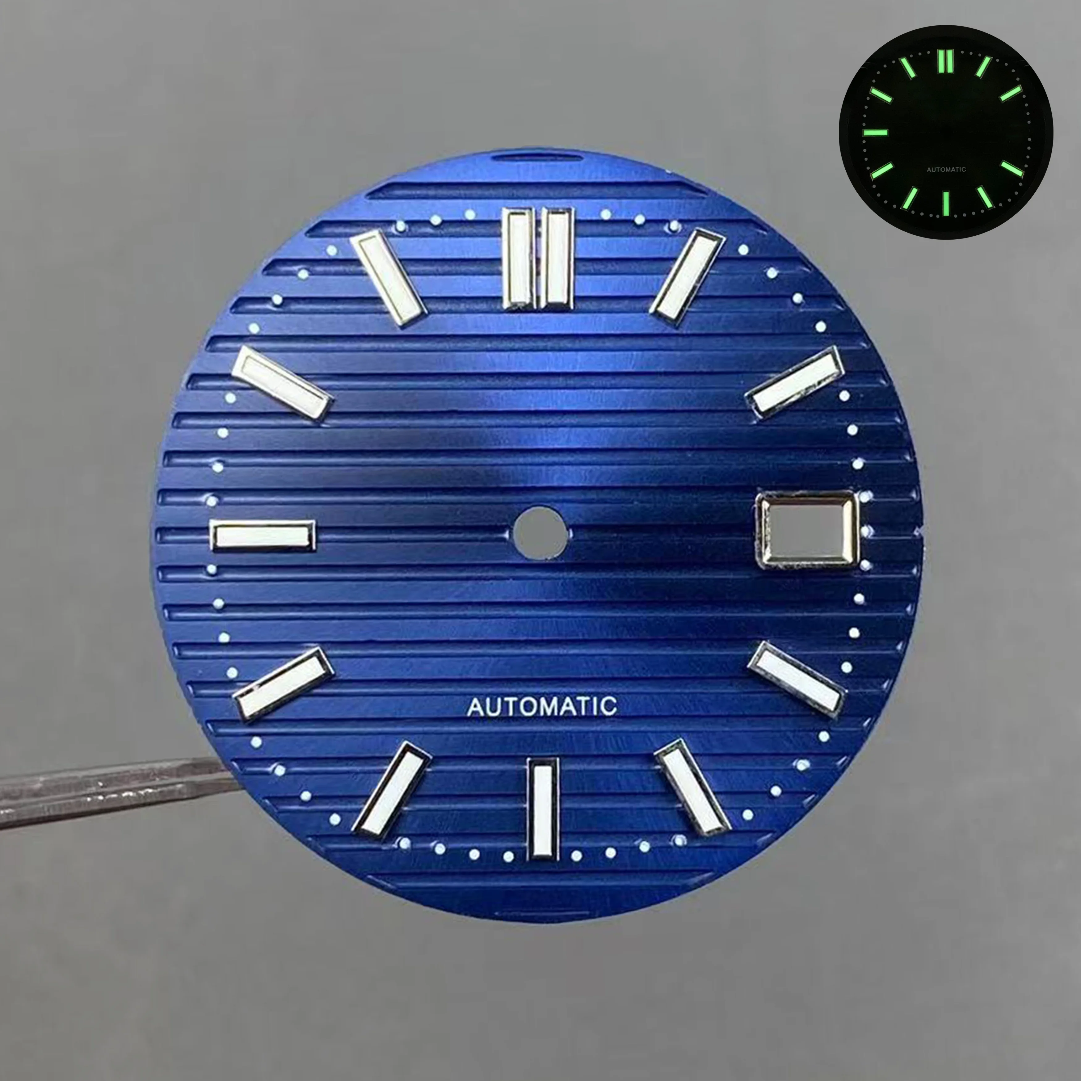 High-Quality Green Luminous Watch Dial - 30.5mm