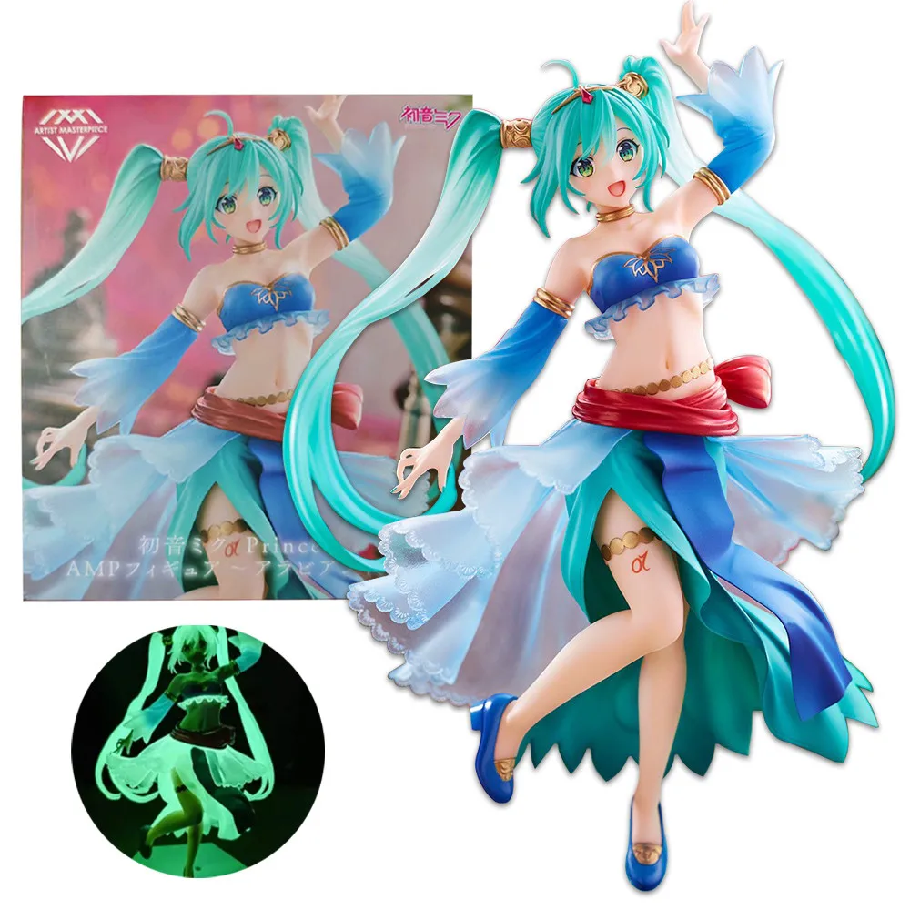 21CM Anime Hatsune Miku Künstler Meisterwerk Prinzessin Arabischen Ver Dress Up Modell Spielzeug Geschenk Sammlung Action Figure PVC Puppe