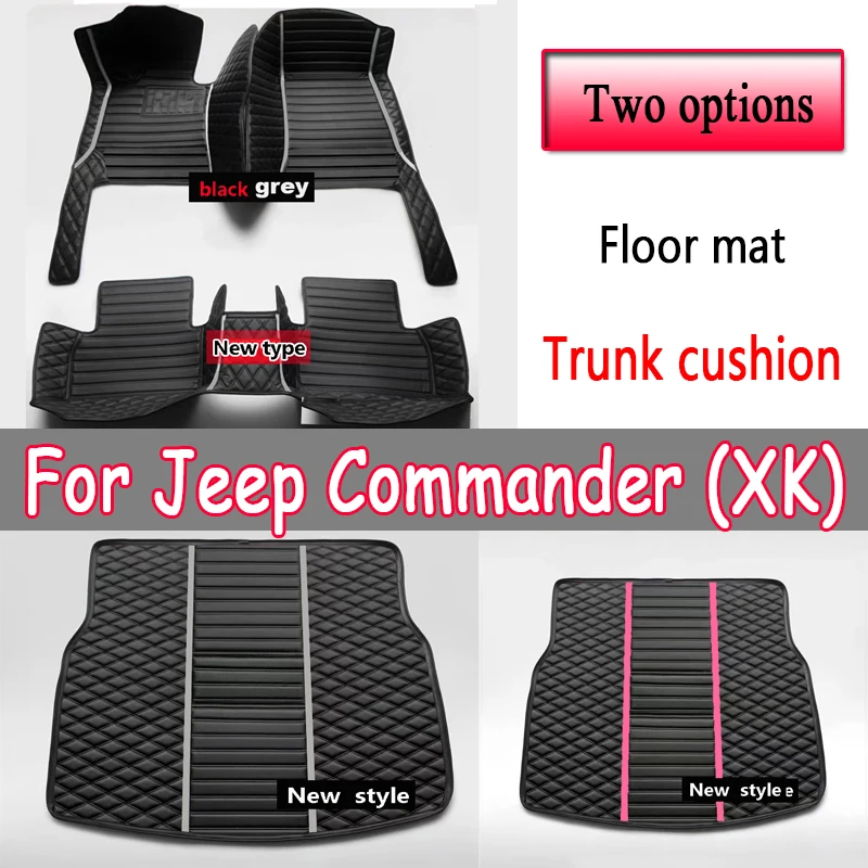 

Автомобильные коврики для Jeep Commander XK 2006 ~ 2010, коврик, ковер, противогрязные подкладки, набор кожаных ковриков, детали интерьера, автомобильные аксессуары, 5 сидений