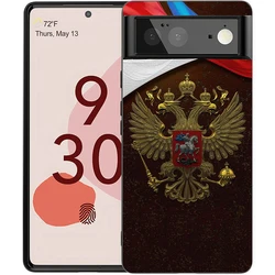 Russian Flag Shockproof Silicone Phone Case - Soft TPU Protective Cover - Pixel 9 (A1)
