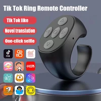 Wireless Bluetooth Mobile Selfie Lazy Artifac Tiktok Remote Control Ring Mobile Phone Bluetooth Controller t For Xiaomi Apple