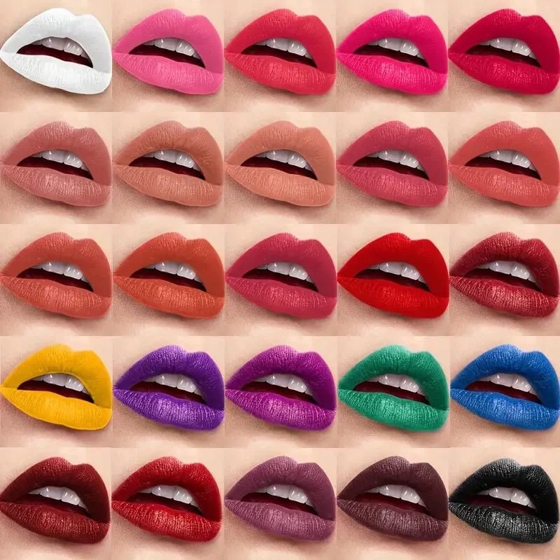 25-Color Lipstick Palette Long-Lasting 24-Hour Wear,Waterproof and Smudge-Proof,Multi-Purpose for Lips and Eyes,Valentine's Gift 6