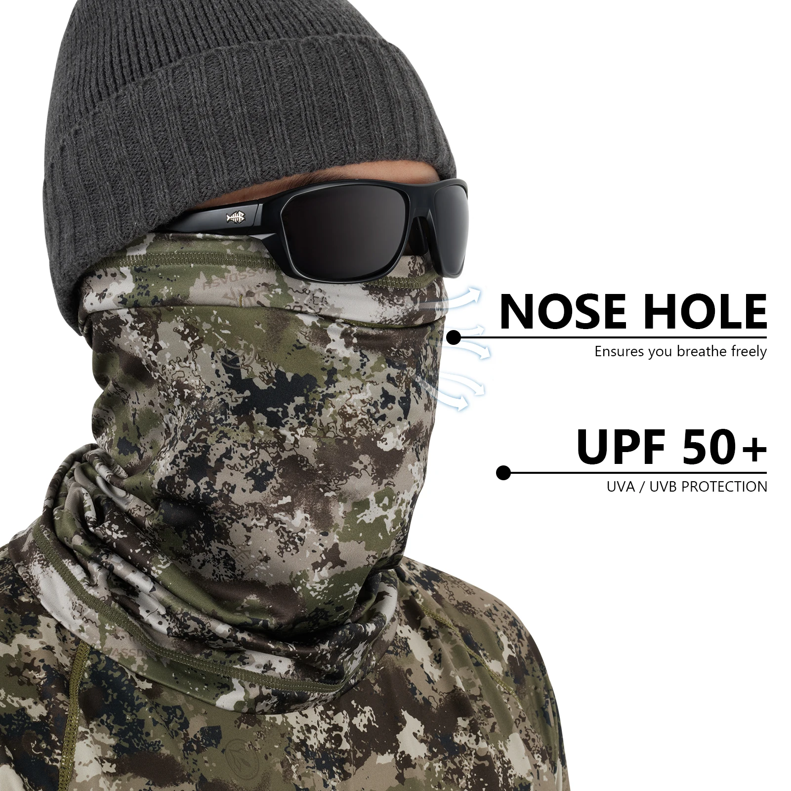 Slick Gaiter® Neck Gaiter Set With Washable Face Mask Filters