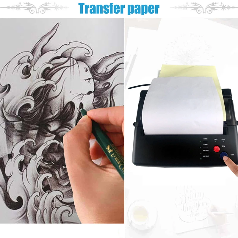ozer quick stencil Tattoo Transfer Stencils Machine Copier