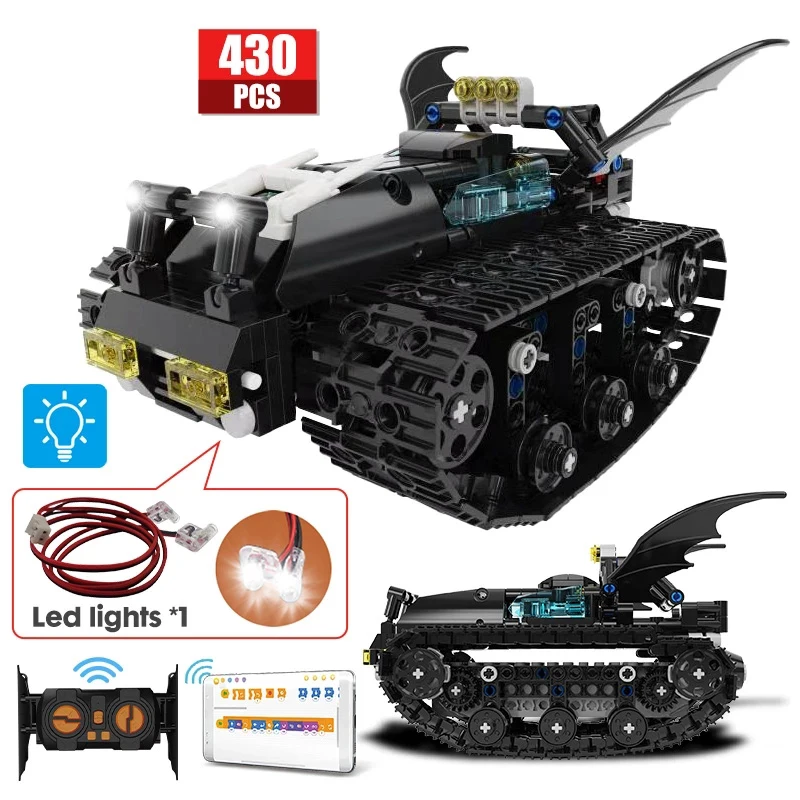 Technical APP Remote Control Double-sided Tank K96129 Chain Vehicle Bricks Building Blocks Programming Toys For Boys Moc Gift mesh stress ball Squeeze Toys