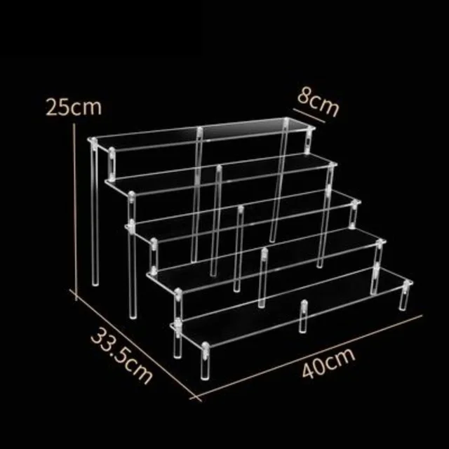 Acrylic Multi-Purpose Display Stand Riser for Collectibles and Accessories