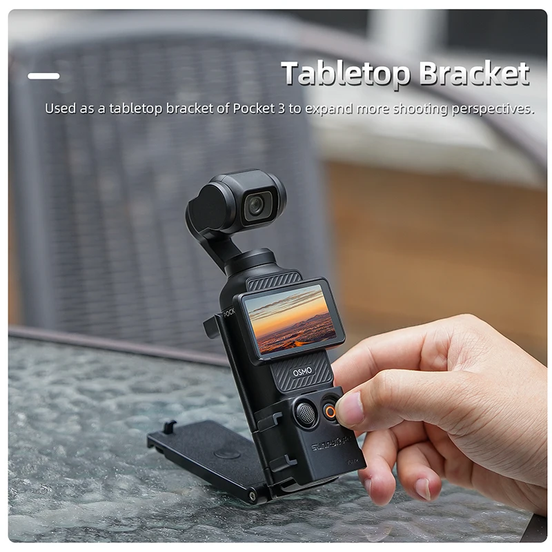 Sunnylife Magnetische Halterung für DJI OSMO Pocket 3 4 Schnellinstallation Vlog Tischhalterung Verstellbarer Halter Zubehör – Detail 14