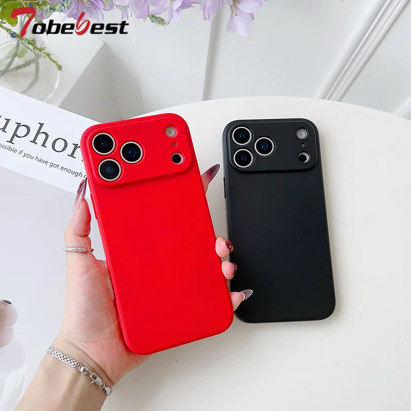 Liquid Silicone Protective Soft TPU Back Cover Case