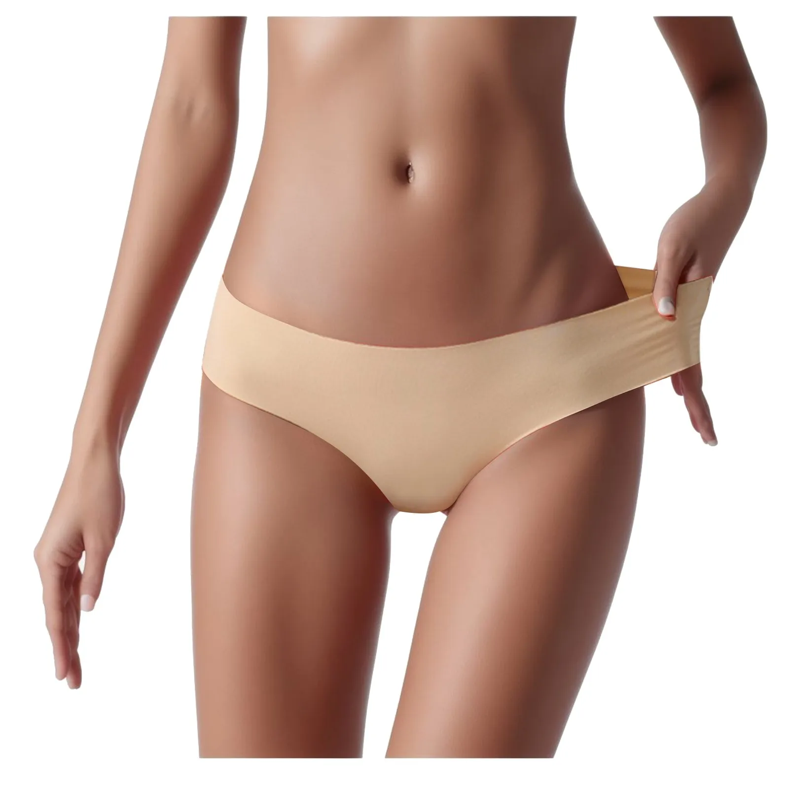 

2024 Hot Sale Sexy Ladies T-back Skin-friendly Underpants Stretch Thongs Women Underwear G-string Seamless Panties Underwear