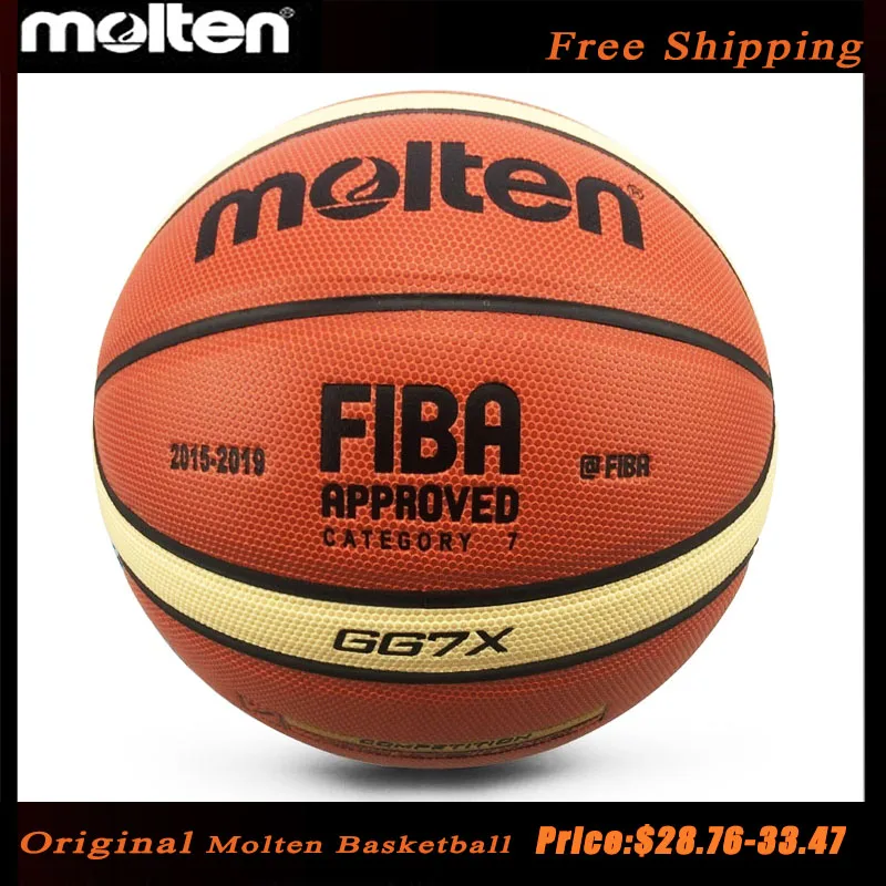 Pallone Da Basket Fuso Gg7X Ufficiale In Pelle Pu Outdoor Indoor Match Training Uomo Donna Baloncesto Resistente All'Usura Di Alta Qualità