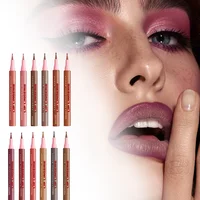 Crayon à lèvres mat, imperméable, Application lisse, résistant aux taches, hydratant, hautement pigmenté, 6 couleurs, maquillage pour le contour des lèvres 2