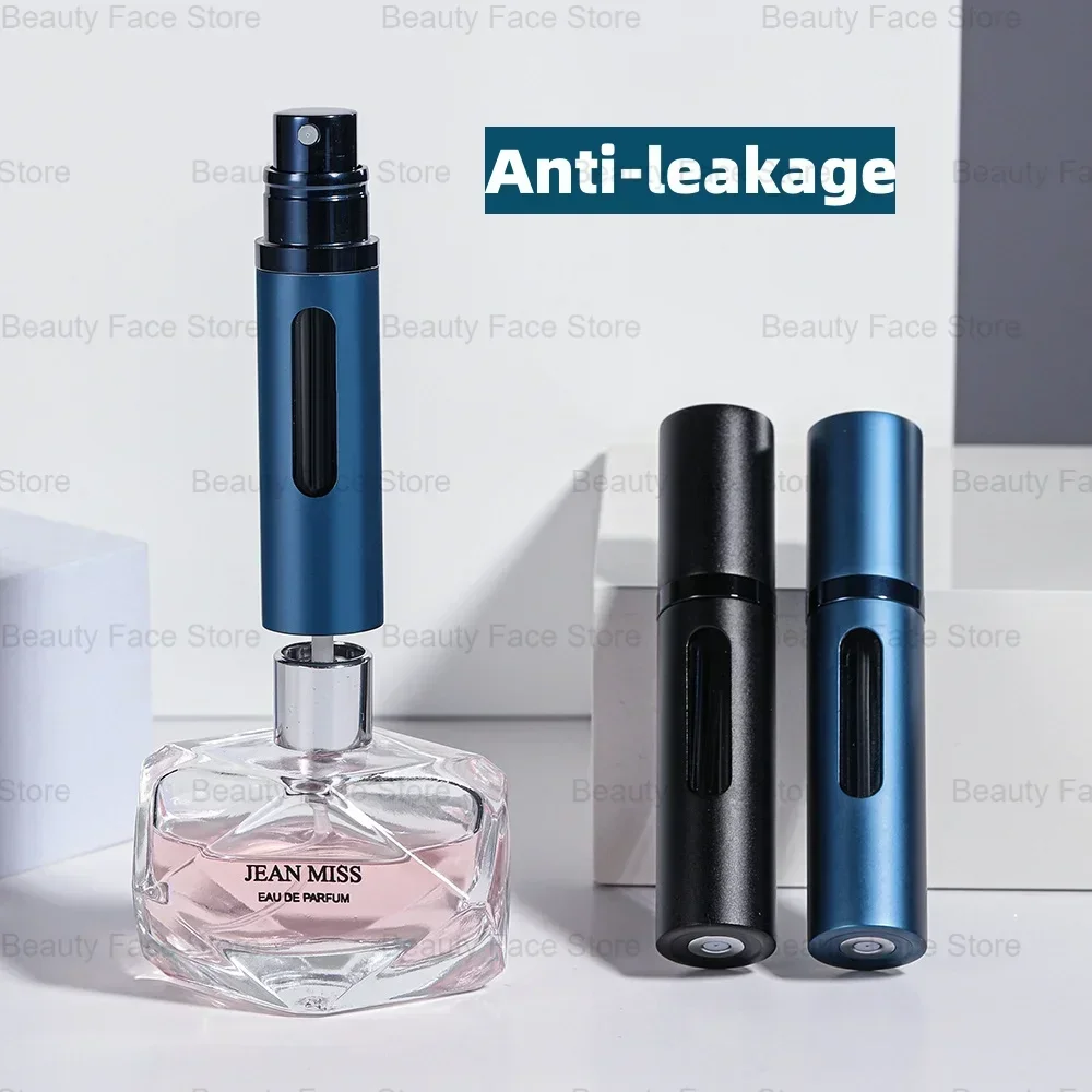 Travel Mini Perfume Refillable Atomizer Container, Portable Perfume Spray Bottle, Travel Perfume Scent Pump Case Fragrance Empty Spray Bottle for