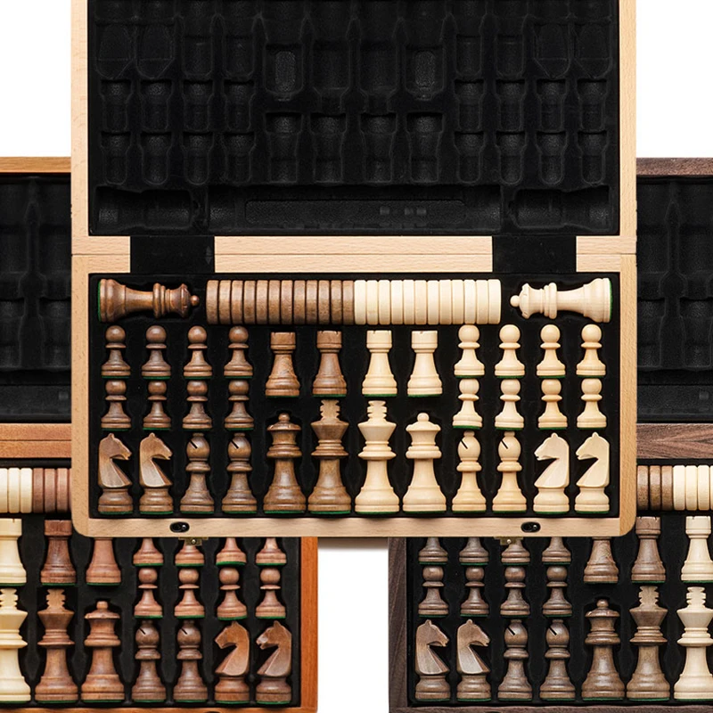 24x24cm Set di giochi da tavolo per bambini tavola di carico verticale in  legno per adulti dama di scacchi domino 5 in 1 giocattoli di strategia  educativa - AliExpress