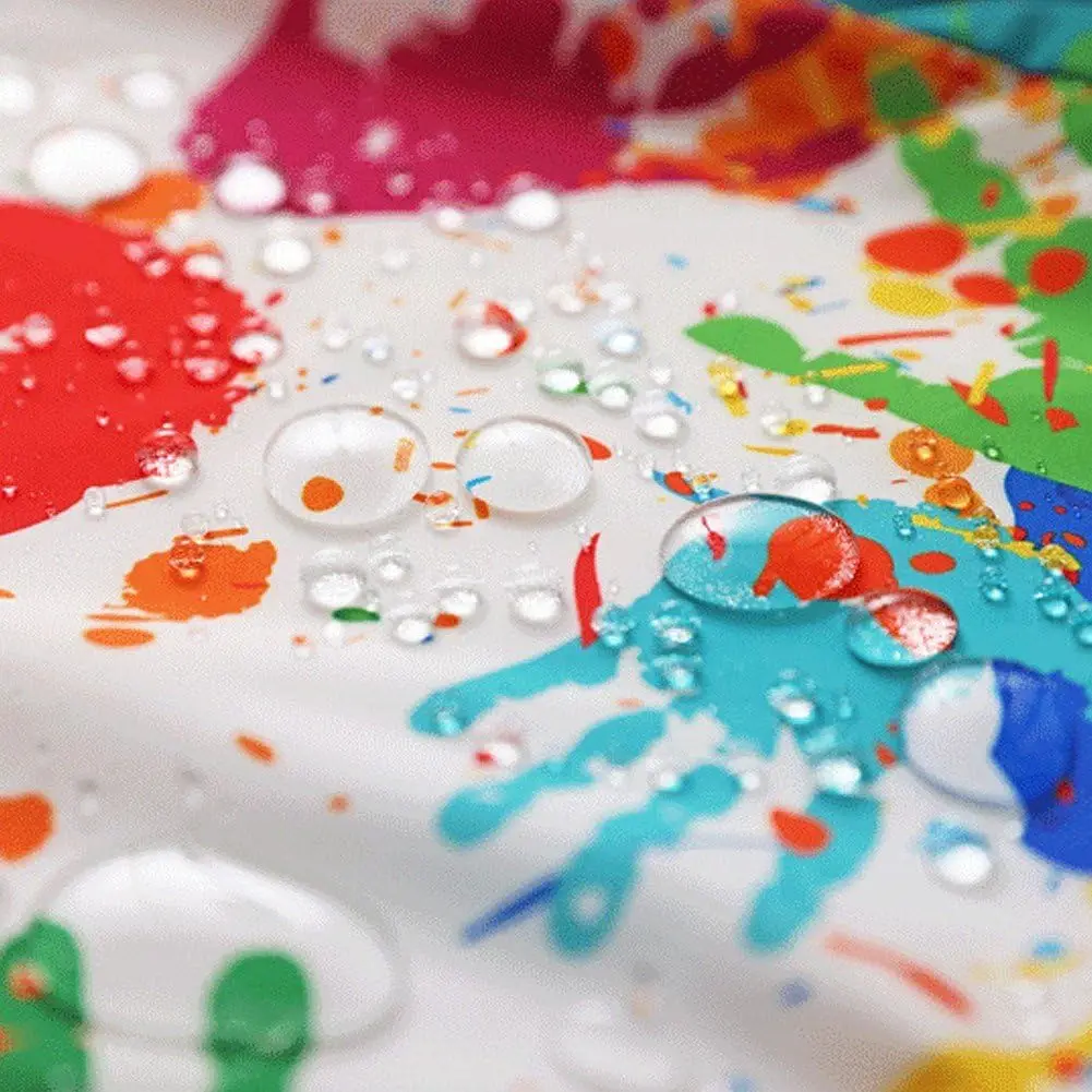 Lnnovative Model Children's Painting Waterproof Long Sleeved Cover Kindergarten Soft with Pocket Paint Apron Reverse Dressing