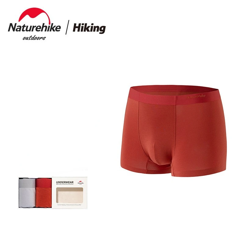 Naturehike ropa interior antibacteriana para hombre, Bóxer transpirable Modal, adecuado para acampar al aire libre, senderismo y diario| |