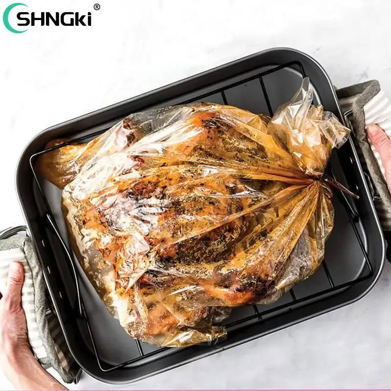 Roasting Bag 10/20pcs Heat Resistance Nylon-Blend Slow Cooker Liner Slow Cooker Turkey Baking Bag Crock Pot Liners Cooking