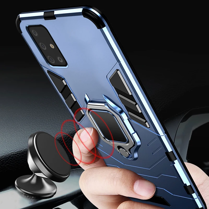 Shockproof Silicone Bumper Magnetic Phone Case - Full Protective Cover
