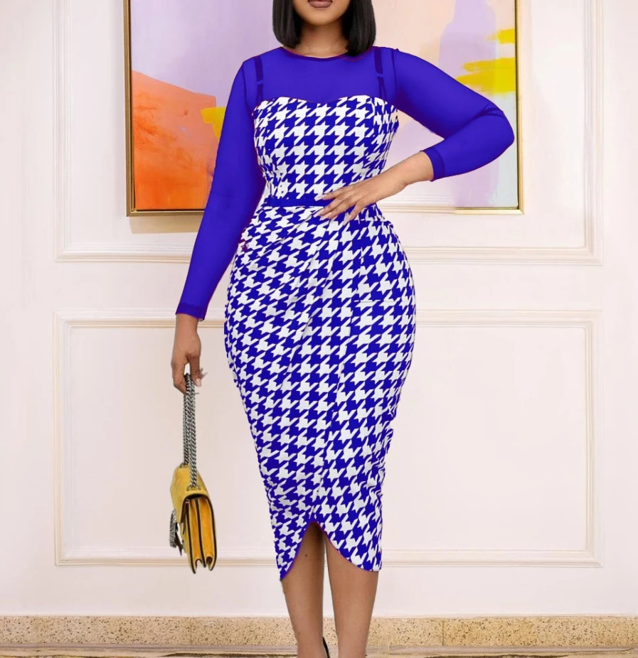 Рисунок 3 - Платье женское Сетчатое с длинным рукавом