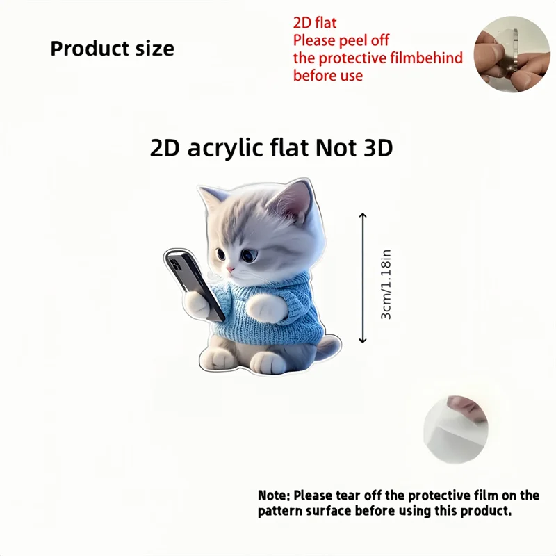 รูปสินค้า ตัวป้องกันสายชาร์จ iPhone & Type-C ลายแมว 2 ชิ้น น่ารัก