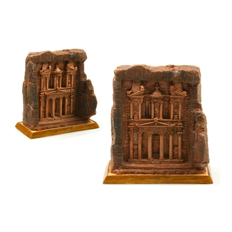 

Ancient City Of Petra, Jordan Handmade Painted Resin Crafts World Famous Landmark Model Tourism Souvenir Gifts Collection