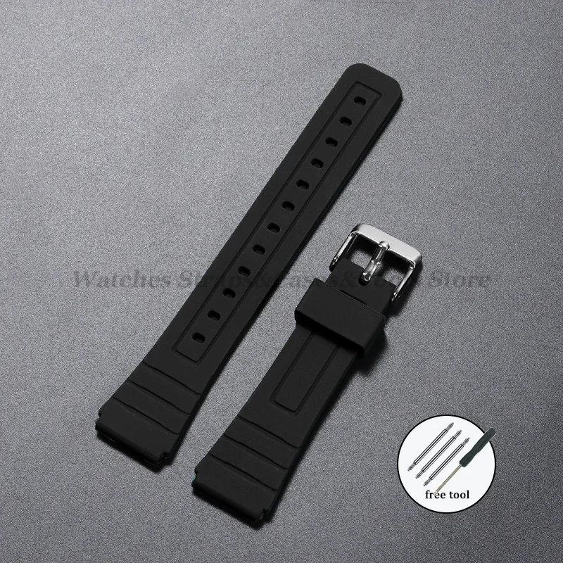 ตัวเลือกสินค้า ยางซิลิโคน 18 มม. สำหรับ Casio สายนาฬิกา SportBracelet