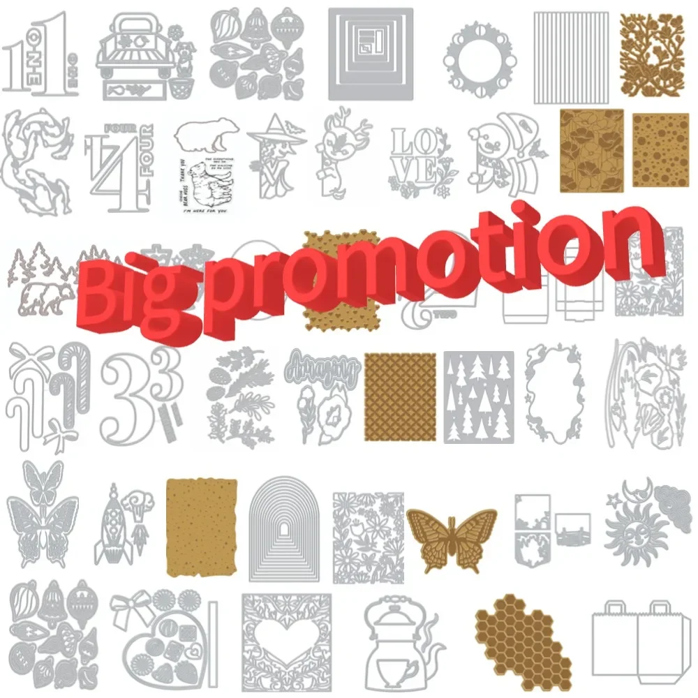 Big sale Cutting Dies Hot foil Scrapbook Diary Decoration All kinds of Embossing Template DIY Greeting Card Handmade