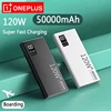 OnePlus 50000mAh Power Bank Original Mobile 30000mAh 120W Two-Way Fast Charging External Battery Compatible With Android IOS