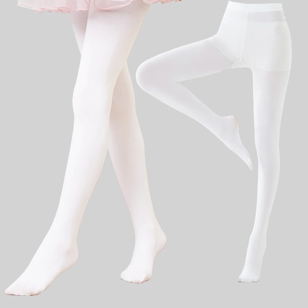 Collants de Ballet 90D pour filles et adultes, collants de danse en velours, chaussettes longues pour enfants, entraînement, bas en microfibre sans couture pour femmes