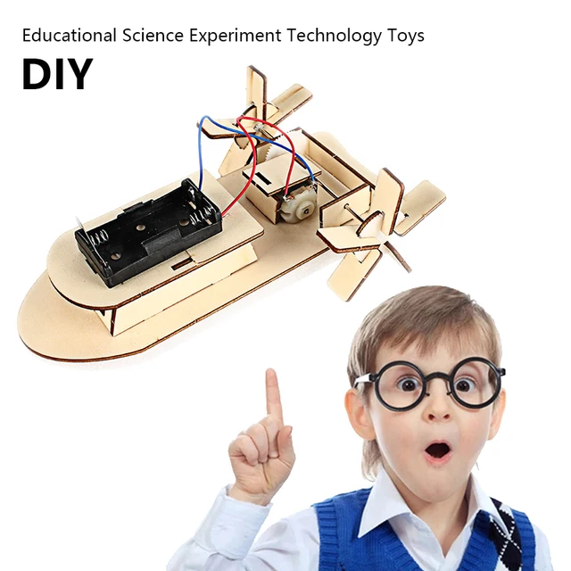 Modelo de ensamblaje de Robot DIY para niños, Kits de Material educativo, experimento de ciencia, juguete de tecnología, rompecabezas pintado, juguetes para niños - Imagen 6
