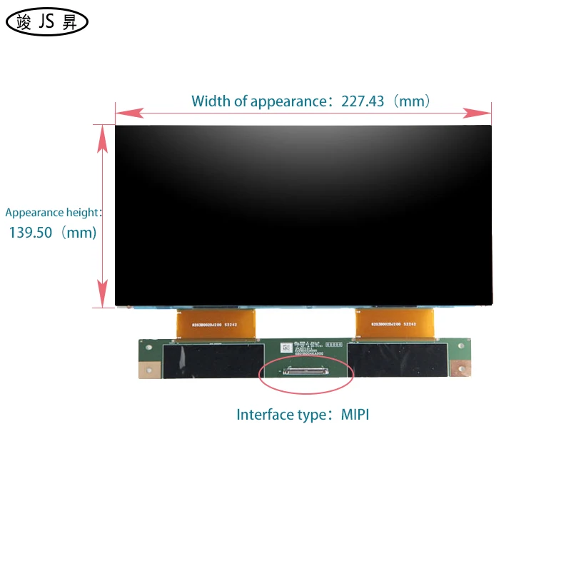 10.1 inch 8K 7680*4320 Monochrome LCD Exposure Screen For LCD 3D Printer for ELEGOO Saturn 2 for ANYCUBIC Photon M3 Premium etc