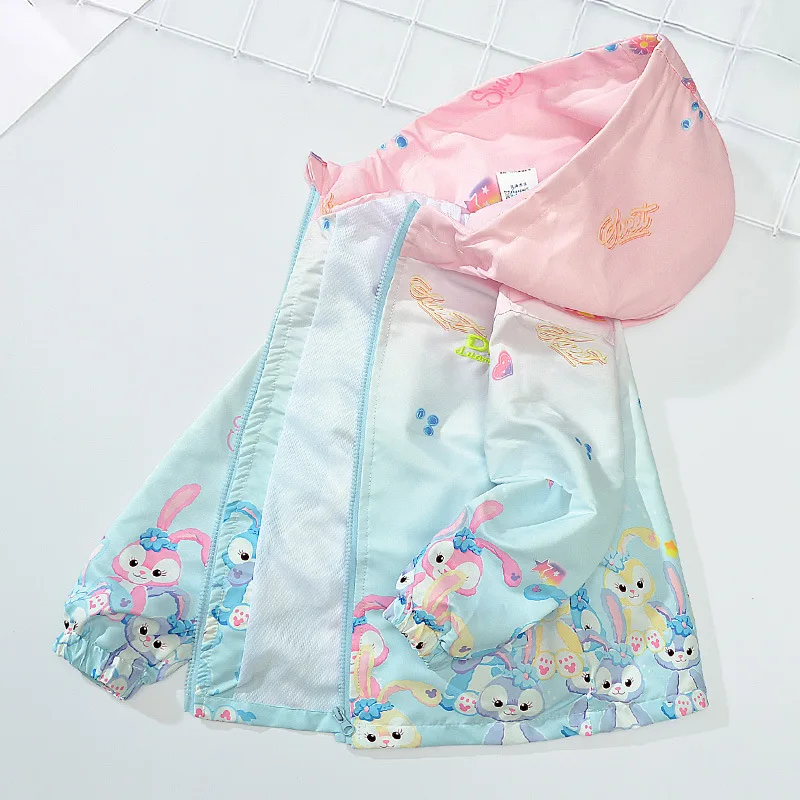 여아용 어린이 스톰 재킷, 용수철 가을 분위기, 큰 아이 소녀 탑 타이드, 바람막이 2024 용수철 의류, 신상